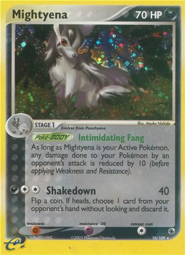 Mightyena card in English