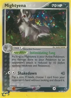 Mightyena card in English