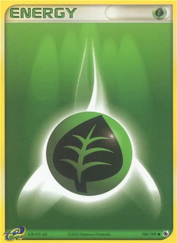 Grass Energy card in English