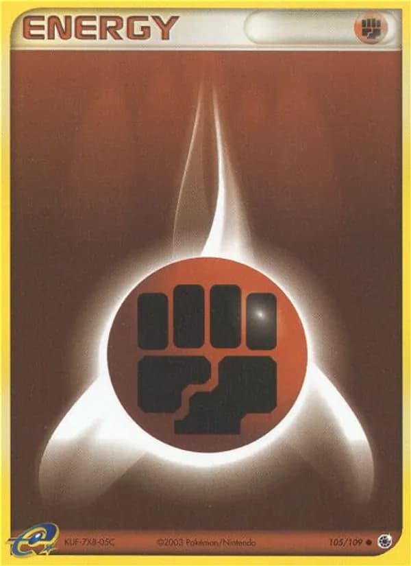 Fighting Energy card in English