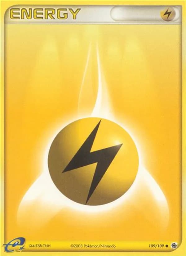Lightning Energy card in English