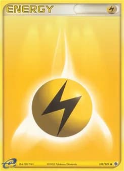 Lightning Energy card in English