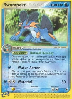 Swampert card in English