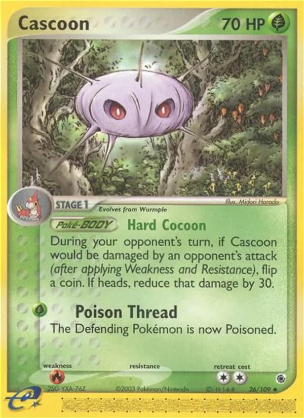 Cascoon card in English