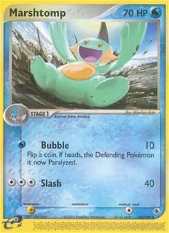 Marshtomp card in English