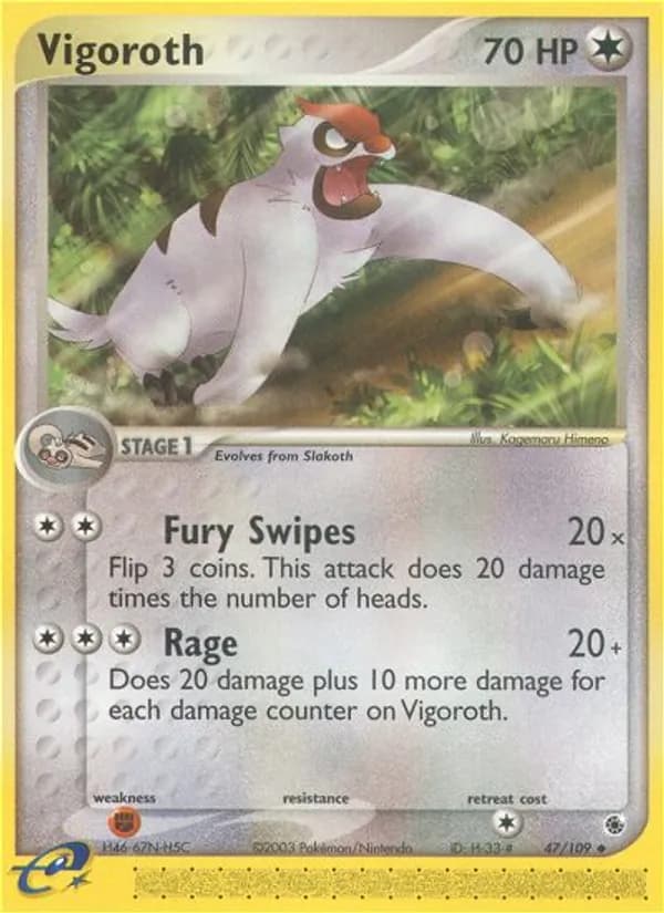 Vigoroth card in English