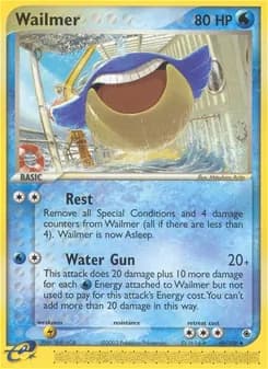 Wailmer card in English
