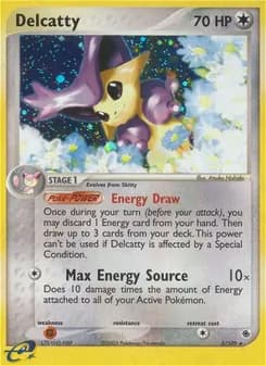 Delcatty card in English