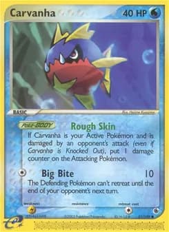 Carvanha card in English