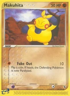 Makuhita card in English