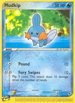 Mudkip card in English