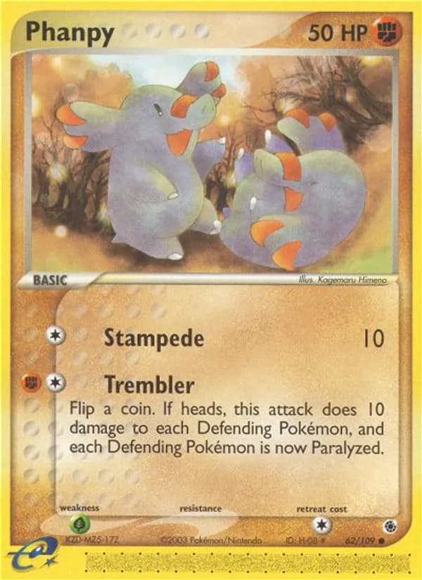 Phanpy card in English