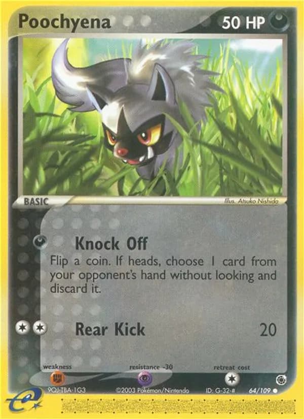 Poochyena card in English