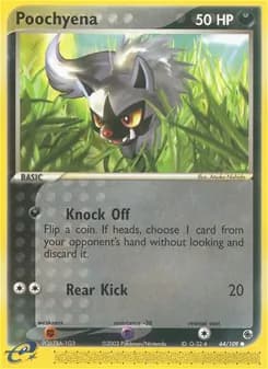 Poochyena card in English
