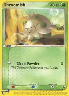 Shroomish card in English