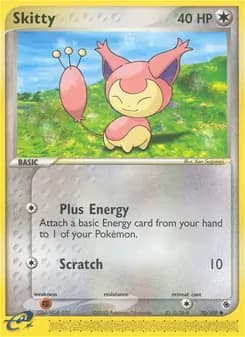 Skitty card in English