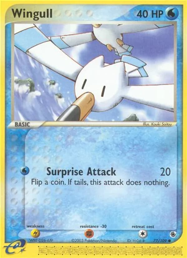 Wingull card in English