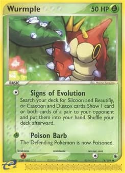 Wurmple card in English