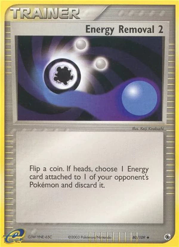 Energy Removal 2 card in English