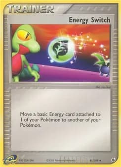 Energy Switch card in English
