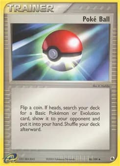 Poké Ball card in English