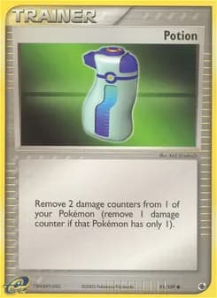 Potion card in English