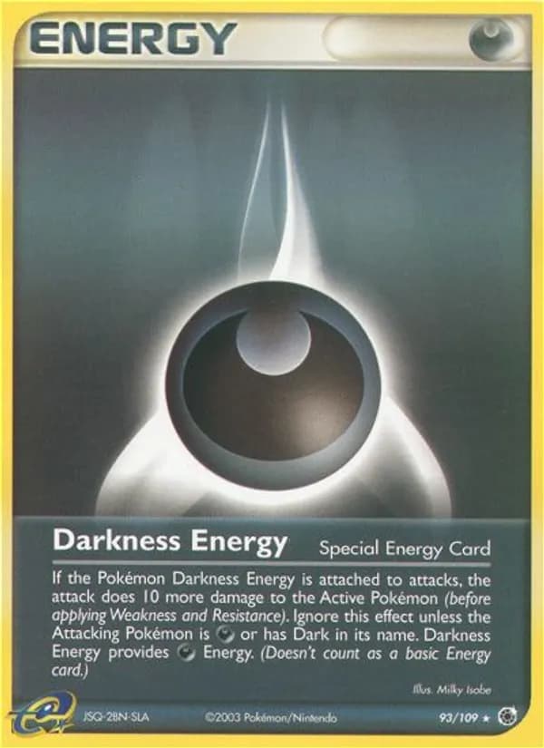 Darkness Energy card in English