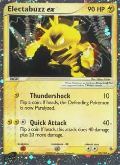 Electabuzz ex card in English