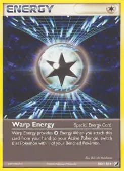 Warp Energy card in English