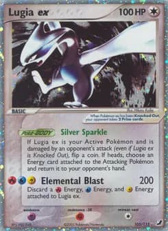 Lugia ex card in English