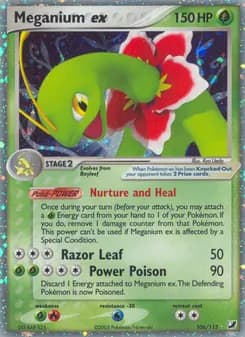 Meganium ex card in English