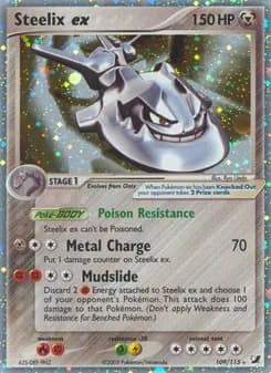 Steelix ex card in English