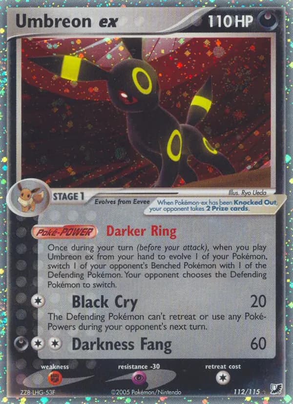 Umbreon ex card in English
