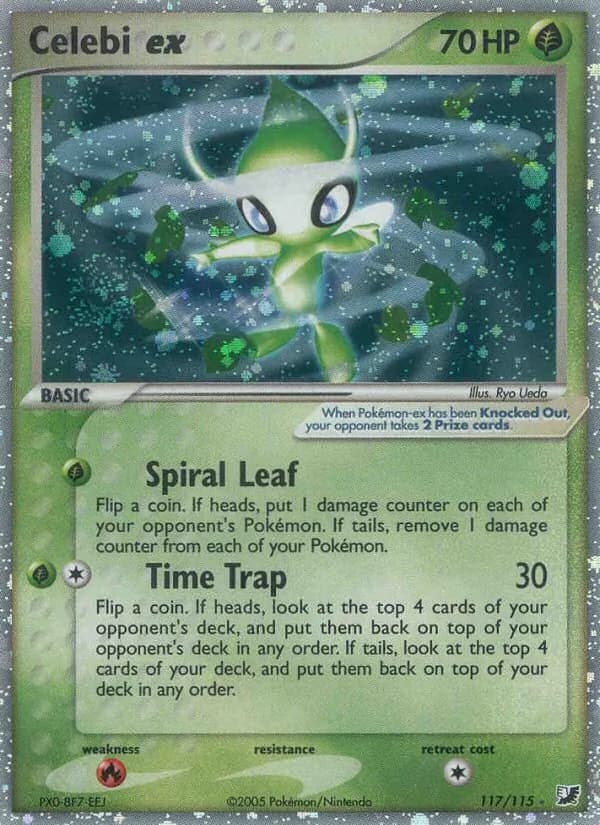 Celebi ex card in English