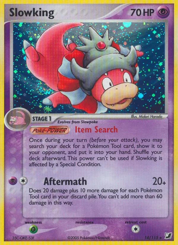 Slowking card in English