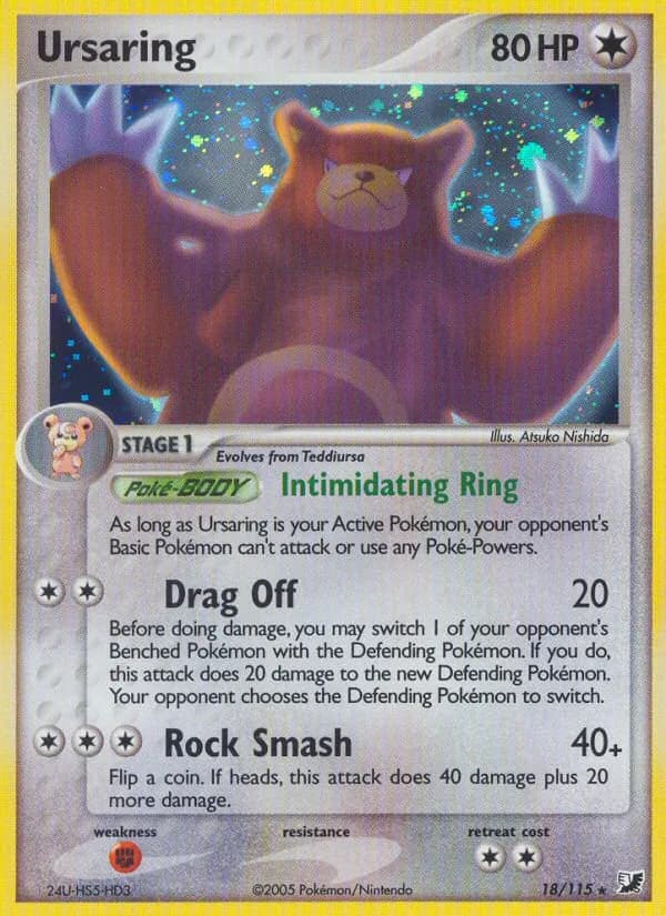 Ursaring card in English