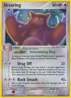 Ursaring card in English