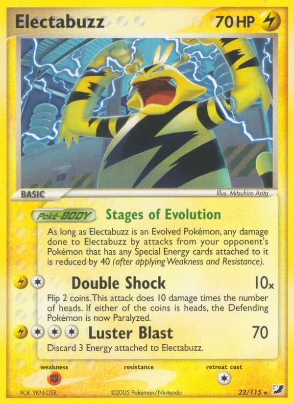 Electabuzz card in English