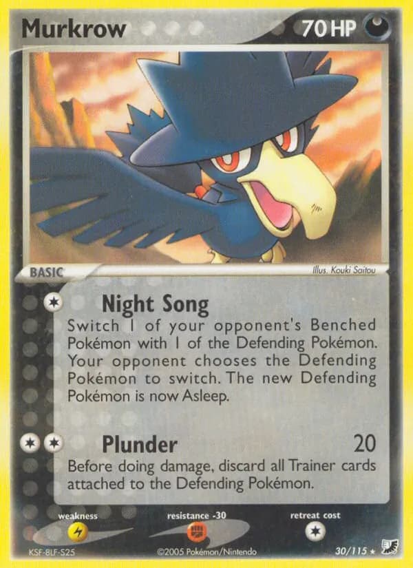 Murkrow card in English