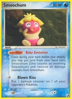 Smoochum card in English