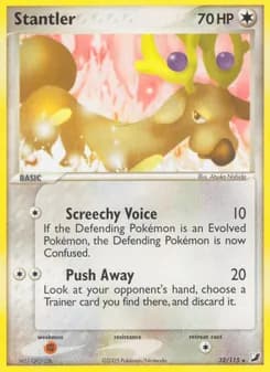Stantler card in English