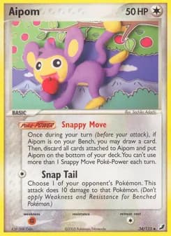 Aipom card in English