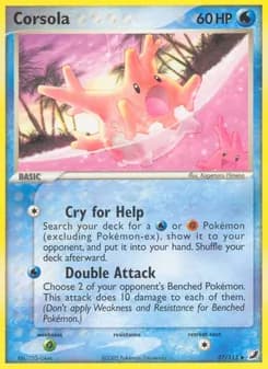 Corsola card in English