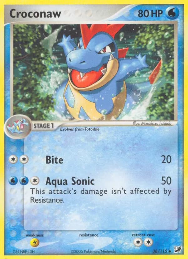 Croconaw card in English