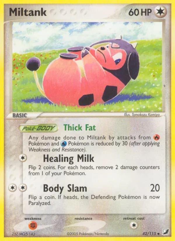 Miltank card in English
