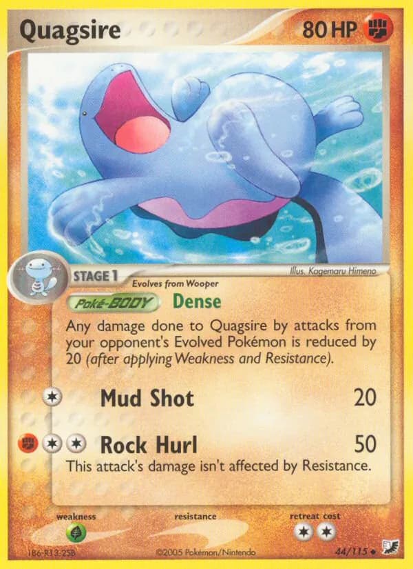 Quagsire card in English