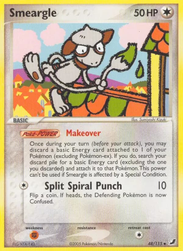 Smeargle card in English