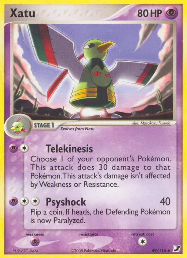 Xatu card in English