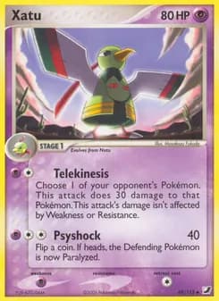 Xatu card in English