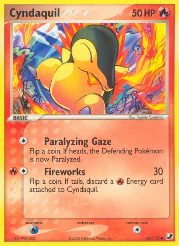 Cyndaquil card in English